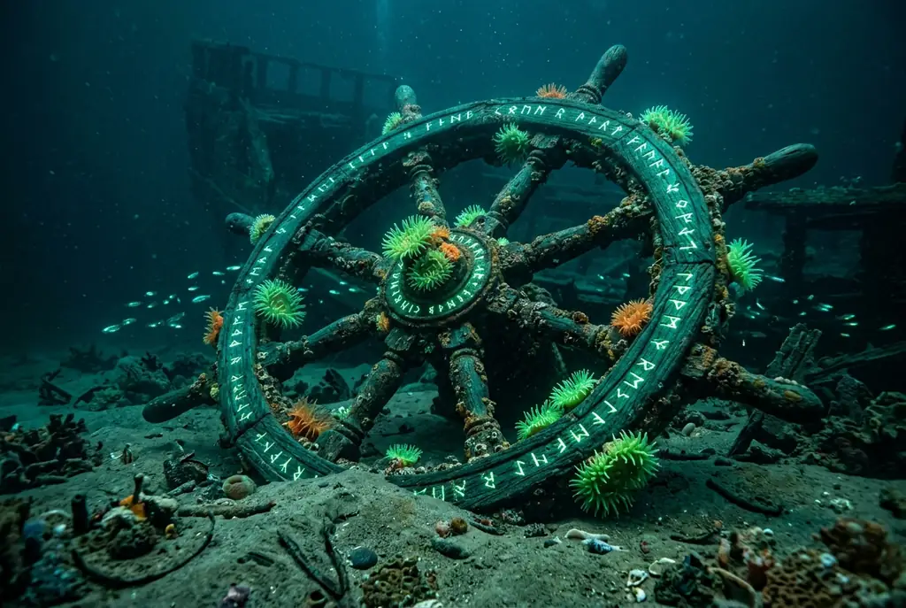 Captain's Compass Wheel